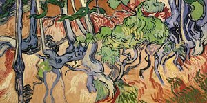 Raíces de árbol, 1890 de Vincent van Gogh